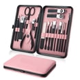 thumbnail image 1 of Juego de manicura Kit profesional de cortaúñas Herramientas de cuidado de pedicura - Kit de aseo para mujeres de acero inoxidable 18 piezas para viajes o hogar (rosa), 1 of 3