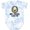 Tie Dye Blue, variant on Inktastic My Yiayia Loves Me Grandkids Boys Baby Bodysuit