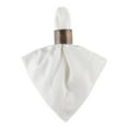 thumbnail image 4 of Contemporary Home Living Set of 6 2" Brown and Black Rub Finish Wood Band Napkin Rings, 4 of 6