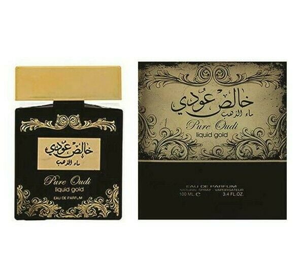 Pure Oudi Liquid Gold Eau De Parfum Spray (100 ml 3.4Fl oz) by