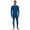 Navu Blue, variant on Woolcano Men’s 100% Merino Wool Base Layer Set Lightweight Thermal Underwear for Ski Winter Outdoor Sports