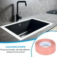 thumbnail image 4 of Uxcell Caulk Tape, Self Adhesive Sealing Tapes Waterproof Toilet Tub Caulk Sealant Strip Sealing Trim Pink 0.9" x 10.5 Ft, 4 of 7