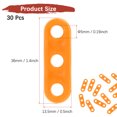 thumbnail image 4 of Ajustadores de Cuerda de Plástico Uxcell [30PCS] - Ajustadores de Cuerda para Tiendas de Camping [Naranja], 4 of 6