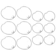 thumbnail image 4 of OUNONA Ceiling Lights Fixing Clips Downlight Clips Silver 12-Pcs, 4 of 8