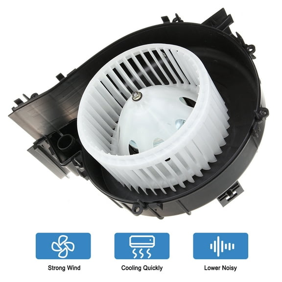 ECCPP HVAC Plastic Heater Blower Motor w/Fan Cage fit for 2005-2006 for Nissan Altima /2004-2008 for Nissan Maxima
