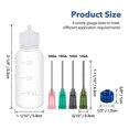 thumbnail image 2 of 12PCS Glue Applicators Bottles,with Blunt Needle Tip 14ga 16ga 18ga 20ga for Glue Applications,Paint, 2 of 5