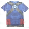 thumbnail image 2 of Captain America Mens T-Shirt - Civil War Style Sublimation Costume Front (Small), 2 of 2