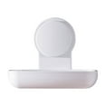 thumbnail image 2 of TIMIFIS Soap Boxes, Double Layered Suction Cup Soap Box without Punching No Water Accumulation in Bathroom Good-Looking Wall Mounted Drainage Rack Household Plastic Apartment Essentials, 2 of 3