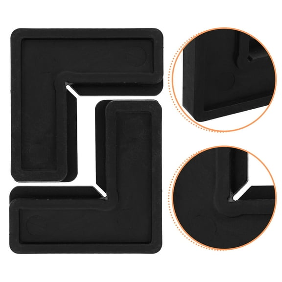 OATIPHO 10pcs Black Replacement Corner Bracket for Screen Frame