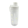 thumbnail image 1 of Monstrate Botellas de agua de plástico transparente con margaritas pequeñas de 600ml, botella de agua esmerilada creativa sin BPA, taza de té de viaje Teteras tres flores Monstrate HA004021-02, 1 of 6