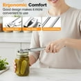thumbnail image 2 of Adjustable Stainless Steel Jar Opener, Gripper Tight Lid Opener, 2026 New Handy Rubber Bottle Jar Opener for Weak Hands, Jar Openers Rated for Seniors, Kitchen Gadgets (2Pcs, 19.5cm/7.68inch), 2 of 9