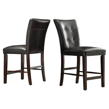 Weston Home Tufted Counter Height Chair, Set of 2,