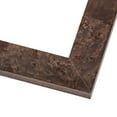 thumbnail image 4 of 33x27 Frame Brown Burl Real Wood Picture Frame Width 1.625 Inches | Interior Frame Depth 0.5 Inches, 4 of 8