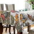 thumbnail image 3 of YAZAOO Square Tablecloth Snowman with Parrot Pattern Tableclothes, 3 of 9