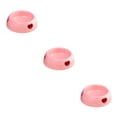 thumbnail image 2 of maskred Cute And Fashionable Love Shaped In Plastic Dog Bowl And Multiple pink small size 3Set, 2 of 6