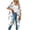 White 03, variant on Women's Kimono Cardigan Bohemian Floral Print Beach Cover-Up 3/4 Sleeve Chiffon Bikini Sarong Shawl Tops White XL