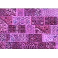 thumbnail image 1 of Ahgly Company Indoor Rectangle Patchwork Purple Transitional Area Rugs, 8' x 12', 1 of 4