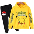 thumbnail image 1 of Conjunto de sudadera con capucha de Super Mario Bros para bebé, ropa informal para niño y niña, 2 piezas, primavera y otoño, 1 of 1