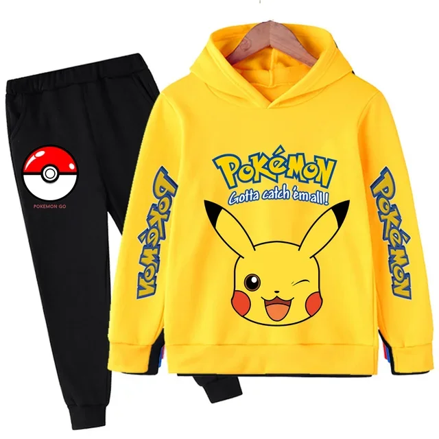 Conjunto de sudadera con capucha de Super Mario Bros para bebé, ropa informal para niño y niña, 2 piezas, primavera y otoño