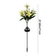 thumbnail image 3 of Lámpara Solar de Suelo con Forma de Flor de Lirio | Decoración para Jardín o Patio | Lámpara Led Solar de 7 Cabezas con Forma de Flor de Lirio | Plástico Amarillo | 71 Cm | Resistente Al Agua Ip65 |, 3 of 7