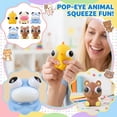 thumbnail image 4 of Squeeze Out Eyes Animal Toys, Popping Eye Bunny/Chick/Dinosaur/Dog/Bear/Owl/Frog/Pig Toys, Easter Egg Fillers, Easter Basket Stuffers Essential(1PC), 4 of 6