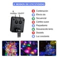 thumbnail image 2 of Luces led con panel solar Multicolor 2 rollos de 10 metros flexible DOSYU DY-NSC01, 2 of 4