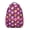 Rose-red-1, variant on Cute Cartoon Hedgehog Waterproof Backpack - Durable Lightweight School Bag with Floral Print, Padded Straps & Organized Storage