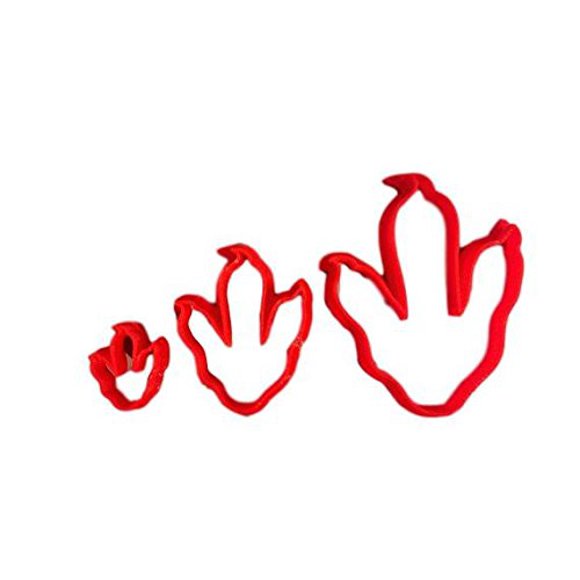 dinosaur paw cookie cutter (5 Inch)- Fast Shipping - Sharp Edges - Exceptional Quality