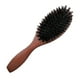 thumbnail image 5 of Cepillo de pelo de paleta de madera con mango antideslizante, cojín antimasaje y desenredante para bolsillo. Regalo para niños, mujeres y hombres. Marron oscuro, 5 of 6