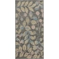 thumbnail image 2 of Serene Contemporary Botanical Grey/Beige 2' x 4' Area Rug, (2' x 4'), 2 of 7