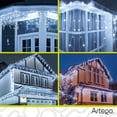 thumbnail image 3 of Luces Serie de Navidad Artego 192 LED 5m cable transparente interior/exterior, 3 of 8
