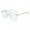 Transparent, variant on Rimless Flat Glasses For Men, Anti-Blue Light Blocking Eyewear With 99% Light Transmittance, PC Frame, Coated Lenses