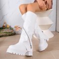 thumbnail image 5 of Slouchy Boots,Knee High Boots for Women - Modern Tall Dress Boots with Clean Structured Upper, Round Toe Knee Boots, Platform Sole and Slouchy Shaft Fashion Boots, Everyday Casual Footwear for Winter, 5 of 7