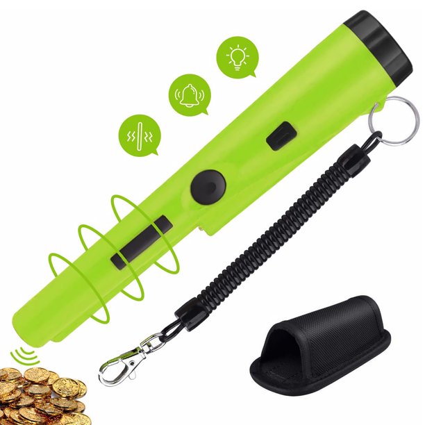 Detector De Metales Ip66 Detector De Sonda De Buscador De Metales A Prueba De Agua Con Led Escaneo De 360 掳 Detector De Tesoros De Oro Port谩til De Mano Con Vibraci贸n De Audio Para C茅sped Al Aire Libr