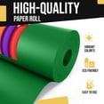 thumbnail image 3 of Crown Display Emerald Green Kraft Paper Roll 36" X 1320" (110' Ft) Colored Paper Roll - Kraft Wrapping Paper Perfect as Shipping Paper - Packing Paper Roll - Craft Supplies - Craft Paper Roll, 3 of 4