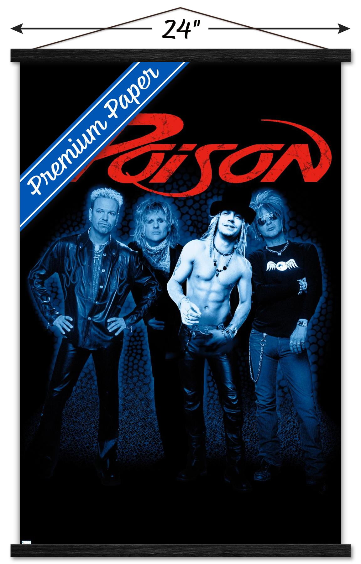 Poison - Group Wall Poster with Wooden Magnetic Frame, 22.375" x 34"