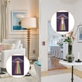thumbnail image 4 of Yayeee Blank Wall Plate Cover 1-Gang 4.5"x2.7" Home Unused Decorative Outlet, Colorful UFO, 4 of 7