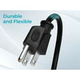thumbnail image 5 of Monoprice 10ft 14AWG Right Angle Power Cord Cable w/ 3 Conductor PC Power Connector Socket 7685, 5 of 6