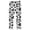 38White165, variant on XAOFW Girls Tights Pants Elastic Waistband Cow Print Stretchy Straight Leg Trousers Toddler Kids Comfortable Daily Wear Fall Pants