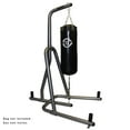 thumbnail image 1 of IBF Iron Body Fitness Steel Heavy Bag Stand, Boxing and Punching Stand, Holds up to 100 lb, Graphite and Black, 1 of 11