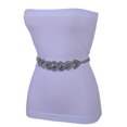 thumbnail image 6 of Women Fashion Belt Silver Metal Chain Arrowhead Buckle M L XL, 6 of 12