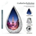 thumbnail image 2 of JAGSHASHI Eiffel Tower - Funeral Ashes Urn - Ash Urn Charm - Little Burials - Decorative Urn - Memorial Urns For Human Ashes Burial - Urns For Human Ashes Large - 10 Inch - Large, 2 of 2