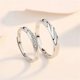 thumbnail image 5 of Wedding Rings Couple Rings, 925 Sterling Silver Open Adjustable Partner Rings, 5 of 5