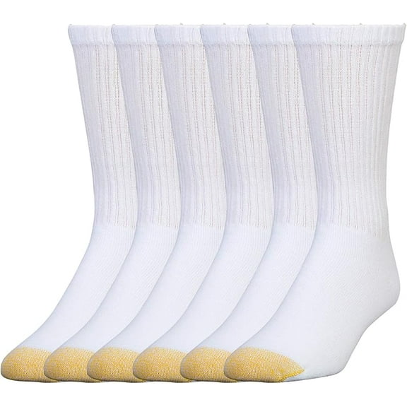 Men's 656S Cotton Crew Athletic Socks, Multipairs