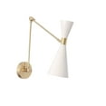 thumbnail image 3 of Wall Mid Century Modern Raw Brass Sputnik chandelier light Fixture, 3 of 10