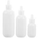 thumbnail image 1 of 3 botellas de viaje para artículos de tocador, tubos vacíos para dispensar cosméticos, loción y champú, botellas de plástico para líquidos de viaje., 1 of 7