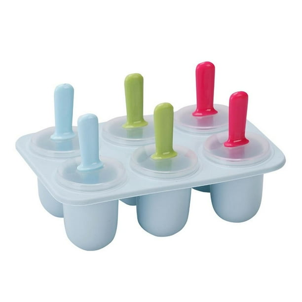 Paletas De Hielo De 6 Cavidades, Moldes De Silicona Para Helados, Moldes Para Paletas Para Herramientas De Bricolaje Eigraketly HA044286-02