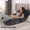 Grey, variant on Pregnancy Pillows With Velvet Removable Cover
