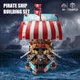 thumbnail image 3 of Remocguys Pirate Ship Building Blocks Set with LED Compatible with Lego Ship Model for Adults 916Pcs, 3 of 8