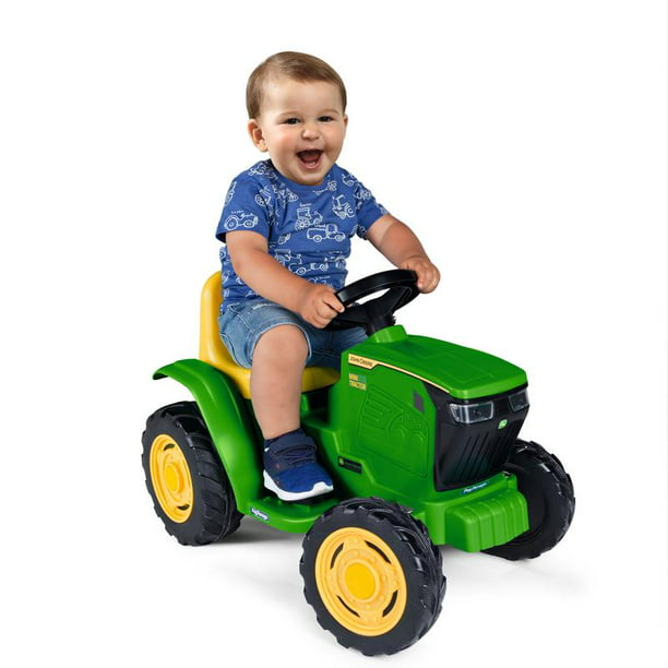 maximaal Mis kan niet zien Peg Perego John Deere Mini Tractor 6V Ride on Toy - Walmart.com